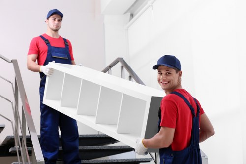 Secure packing materials used for a Barnes flat move