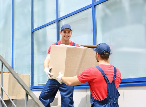 Packing boxes for a Barnes home move