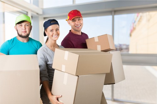 Local Barnes van service handling office relocation items