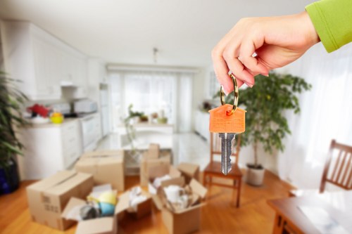 Professional man and van in Barnes for home removals