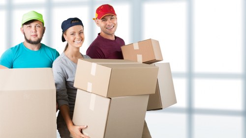 Removal van loaded for a local move in Barnes