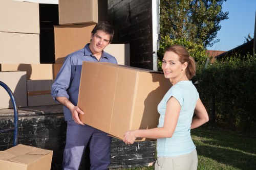 Boxes prepared for home or office packing in Barnes